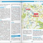 Seite 46-47 eines Reiseführers zeigt Rom und Latium mit Orten wie Kolosseum, Sixtinische Kapelle, Karten ikonisch.