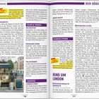 **Der Kunstexpress**: Schnell über den Fluss zum London Eye und Tate.   
**Greenwich**: Im hippen Londoner Stadtteil an der Themse. Besuche die Cutty Sark.    
**The Attendant**: Kaffee trinken in einer ehemaligen Pissoir.  
**Conduit Street**: Adresse für exklusive Modegeschäfte.  
**Theater-Schnäppchen**: London hat günstige Tickets.  
**Chessington World of Adventure**: Erlebnisspark 40 Fahrattraktionen.  
