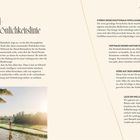 Titel: "Die Mond-Persönlichkeitslinie". Text beschreibt Selbstheilung, emotionale Intelligenz und innere Führung. Bild einer Frau in Reisfeld.