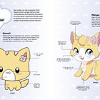 Varianten: Gleiche Katze, verschiedene Stile! Kawaii und Manga Katzenillustrationen mit stilistischen Unterschieden.