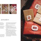 Der Text beschreibt den Morgen am Heiligen Abend, traditionelle Rituale und die Vorfreude auf den Tag. Links sind Kerzen im Vordergrund.