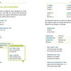 Texte zu Übersetzungen und Fragen auf Deutsch und Lakota, z.B. "Wörter, die weiterhelfen", "Wo ist das Bad?", "mögliche Antworten".
