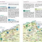 "Die Regionen im Überblick." Nummerierte Regionen mit kurzen Beschreibungen; Landkarte mit markierten Punkten in Polen.