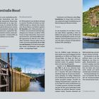 Titel: Wasserstraße Mosel  
Absätze über Moselkanalisation, Flusskreuzfahrten, Eisgang, Hochwasser.  
Zwei Fotos: Schleuse und Frachtkahn auf der Mosel.