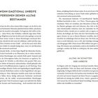 Texte: "Wenn emotional unreife Personen deinen Alltag bestimmen", "Alltag im Schatten der Unreife". Text über emotionale Unreife.