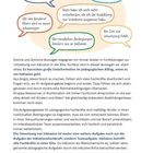 Sprechblasen mit Aussagen wie "Dafür bin ich nicht ausgebildet." und "Die Zeit zur Umsetzung fehlt." Text behandelt Inklusion.
