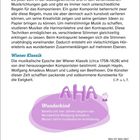 **Regeln fürs Komponieren** erklärt die Bedeutung von Harmonie und Kontrapunkt. **Wiener Klassik** beschreibt Komponisten wie Mozart. Ein lila Logo mit "AHA" und "Wunderkind".