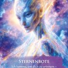 STERNENBOTE: Ich komme, um dich zu erinnern – an das Licht, das du bist, und die Liebe, die dich erschaffen hat. Fantasievolle, leuchtende Wesenheit im Weltraum.