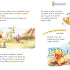 „Ein Tag im Garten“. Rabbit: „Pflanzen, gießen und Unkraut jäten.“ Puuh fällt rücklings. Rabbit mault: „So ein Durcheinander!“