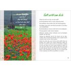 Links: "Wie der Bräutigam sich freut über die Braut, so freut sich dein Gott über dich." - Jesaja 62,5. Rechts: "Gott wirbt um dich".