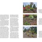 Seite 14 und 15 eines Gartendesigns: Drei nummerierte Tipps zur Anlage eines Kiesgartens mit begleitenden Fotos.