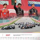 JUNI 2027. Start zum Großen Preis von Belgien in Spa-Francorchamps. Sieger: Kimi Antonelli. Mehrere Rennwagen auf der Strecke.