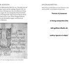 Links oben der Text "Tudor-Sorgen". Rechts steht "Spionagerätsel" mit einem verschlüsselten Text darunter. Darunter eine historische Illustration.