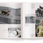 Links oben: „Pilots Owen Cathcart-Jones and Ken Waller“. Rechts oben: „British show jumper Pat Smythe“. Unten rechts: „Actor Paul Newman“.