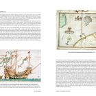 Seekriegsführung. Karte mit der Darstellung der Schlacht bei Gravelines. Die englische Mary Rose (1511) im 16. Jahrhundert.