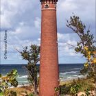 Juni 2027, Kalender mit Leuchtturm-Bild. Little Sable Point Lighthouse, Michigan, USA, erbaut 1874. Karte unten.