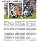 **Kahn wird zum Titan**   
Vor dem Spiel: Deutschland gewinnt mit 1:0 gegen die USA im Viertelfinale. Oliver Kahn bleibt unbezwingbar.