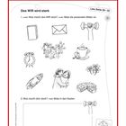 "differenziert fördern", "Das WIR wird stark", "Lies Seite 28–33", "Was macht das WIR stark?", "Was macht dich stark?" 

Abbildungen: Buch, Brief, Hantel, Uhr, Personen, Tee, Blumen, Rakete, Umarmung, Kuchen.