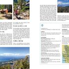 Seite 98-99: Texte über Sehenswürdigkeiten am Lake Tahoe, Wandertipps, Anreiseinfos, Aktivitäten, Restaurants. Enthält auch Fotos.