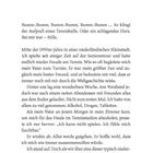 "1 Wir waren zu dritt. Immer." Beginn einer Erzählung über Familie, Kindheit in Schweden, und sportliche Träume.