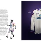 Links Text über die Symbolik von Fußballtrikots. Rechts ein helles Fiorentina-Auswärtstrikot von 1995/96.