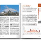 Auf der rechten Seite steht „Auf die Spitze Lun“ und darunter: „Der Hausberg von Mals“. Links ein Bergpanorama.