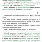 „La prima lezione è questa (die erste Lektion ist diese): il silenzio (die Stille).“ Textseite mit italienischen und deutschen Sätzen.