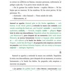 Seite 7 und 8 aus einem Buch mit spanischem Text. Übersetzungen ins Deutsche sind farbig markiert. Seitenzahlen unten.