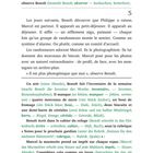 Seite 16; Abschnitt über Benoîts Beobachtungen, das Fotogen-Sein, Inventar und Marcel das Murmeltier. Wörter teils mit Übersetzungen.