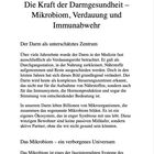 6 Die Kraft der Darmgesundheit – Mikrobiom, Verdauung und Immunabwehr; Der Darm als unterschätztes Zentrum.