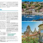 "Viña del Mar" ist der Titel. Unten rechts steht: "Museo de Arqueología e Historia Natural Francisco Fonck". Links viel Text über die Stadt, mit Details zu Sehenswürdigkeiten und Orientierung. Fotos oben: Küstendorf; unten: historisches Steingebäude, umgeben von Pflanzen.
