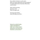 Text fragt, ob man alles alleine schaffen muss oder Hilfe annehmen darf. Seite 61. Schlichte, minimalistische Gestaltung.