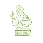 Text: "Perfektionistischer Kritiker". Illustration eines nachdenklichen Mannes mit Klemmbrett und erhobenem Finger.