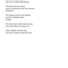 Titel: "Traum". Gedicht über Zweifel, Vertrauen und Träume. Seitenzahl 62 in Grün unten links.