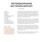 "SPITZKOHLPFANNE MIT SCHOLLENFILET. Winterrezept. Gut zu wissen: Alle Kohlsorten enthalten reichlich gesunde Schwefelverbindungen."