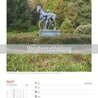 Vorjahresabbildung. 
„Der Rosselenker“ von Louis Tuaillon in Bremer Wallanlagen. 
Kalender April 2026.
