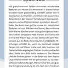 Strukturen mit granulierten Aquarellfarben. Erläuterung zur Verwendung und Effekte von granulierten Aquarelltechniken.