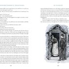 "The Adventures & Memoirs of Sherlock Holmes" und "The Yellow Face" sind die Titel. Illustration: Ein Mann steht vor einer Tür, eine Frau lehnt darin.