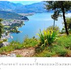 Text: „Garda“. Unten: Zahlen von 1 bis 31, große 7, „CASARES EDITION“. Bild einer Seelandschaft mit Hügeln und Pflanzen.