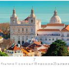Text oben links: "San Vincente de Fora". Unten Zahlen 1-31 und "CASARES EDITION". Große Kirche über bunten Häusern am Wasser.