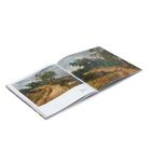 "CAT.2: The Rettenbach Wilderness near Ischl. Oil on wood, 1832." Dicht bewaldete Szene mit Wasserfall und Felsen.
