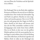 Texte: „... die Essenz des Lebens...“, „Der Dschungel! Hier ist das ...“. Seitenzahl: „11“. Schwarze Serifenschrift auf weißem Hintergrund. 