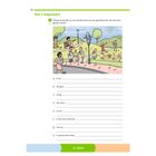 Test 1: Gegenwart. Schau dir das Bild an und schreibe dann auf, was geschieht bzw. was die Leute gerade machen.

Eine Illustration zeigt eine belebte Parksituation.