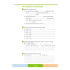 Test 1: Addition und Subtraktion; Ergänze die Leerstellen sinnvoll; Berechne; Notiere; 2. üben; Diagramme und Rechenkästchen.