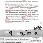 "Die Nachtwanderung" handelt von einer spannenden Klassenfahrt. Unten sieht man eine Illustration von Tieren im Wald.
