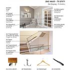 "DAS HAUS - TO ΣΠΙΤΙ. Der Eingang - Η είσοδος. Bilder von Inneneinrichtung und Möbelstücken mit Beschriftungen auf Deutsch und Griechisch."