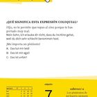 LENGUAJE COLOQUIAL. Was bedeutet diese umgangssprachliche Ausdrucksweise? Januar 7, Donnerstag.