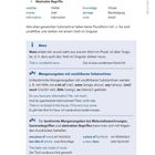 "Abstrakte Begriffe: weather/Wetter, knowledge/Wissen, money/Geld, damage/Beschädigung, information/Information, work/Arbeit."