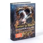 "Better in Black", Cassandra Clare, Elf Stories aus der Welt der Schattenjäger. Buchcover zeigt ein Paar in einem goldenen Rahmen.