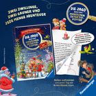 "Zwei Zwillinge, zwei Gauner und jede Menge Abenteuer. Die Jagd nach dem magischen Detektivkoffer. Ravensburger."